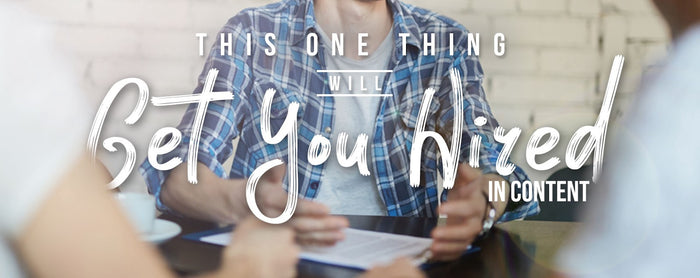 The One Thing You Need to Land a Creative Job