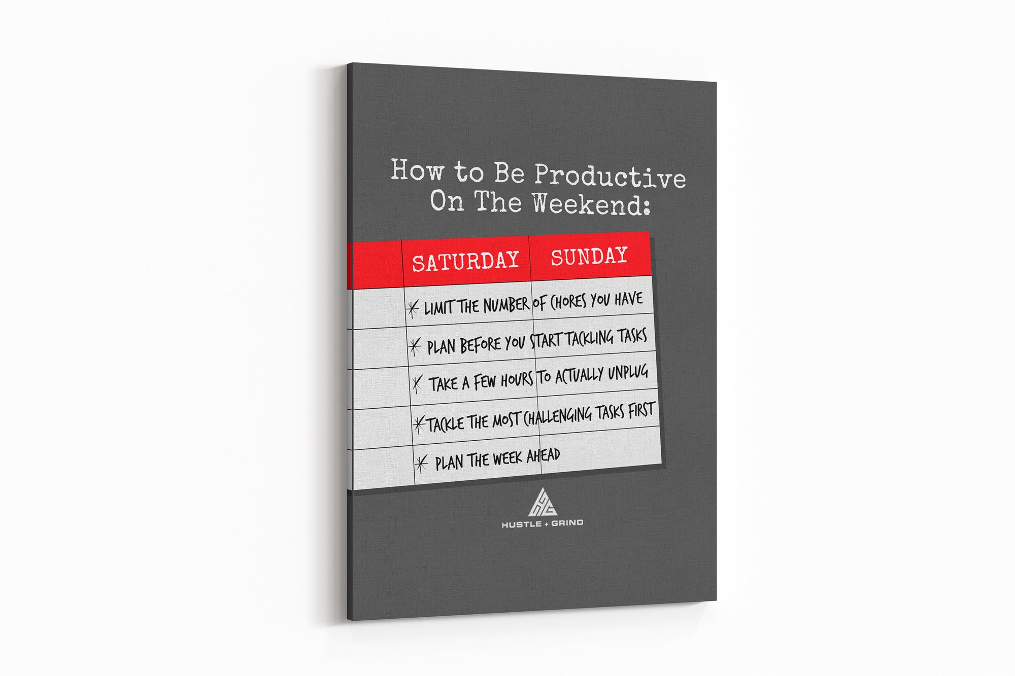 Weekend Productivity