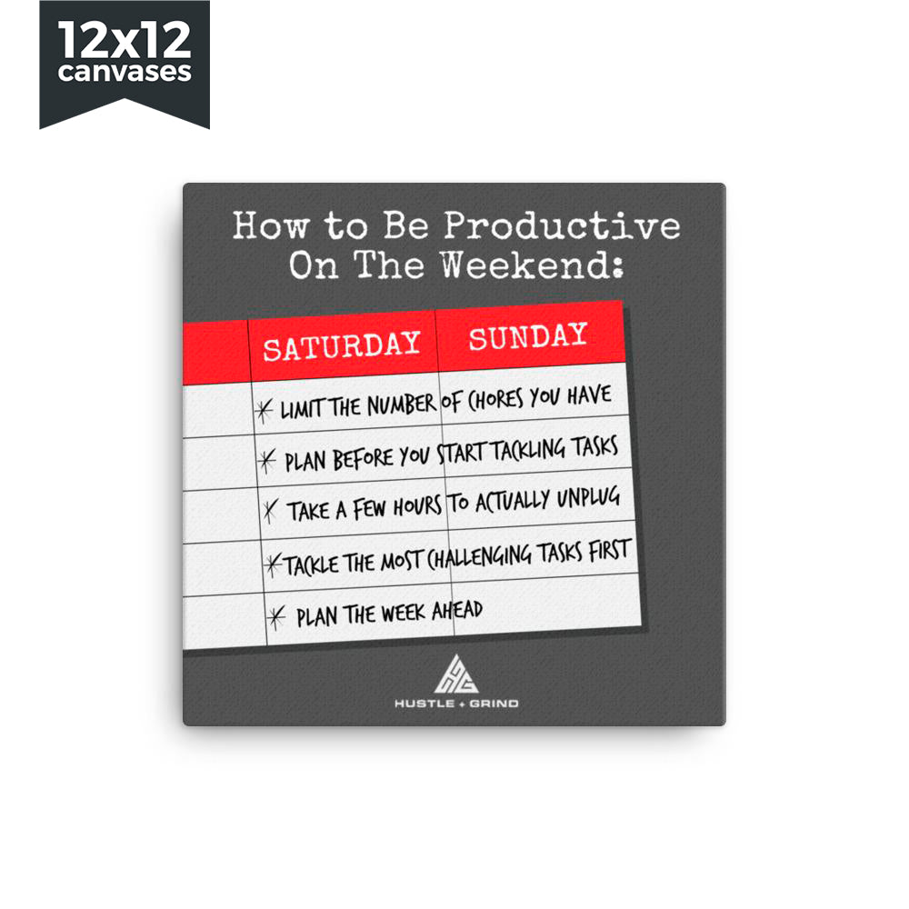 Weekend Productivity