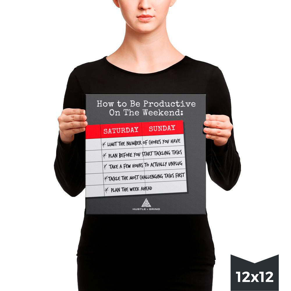 Weekend Productivity