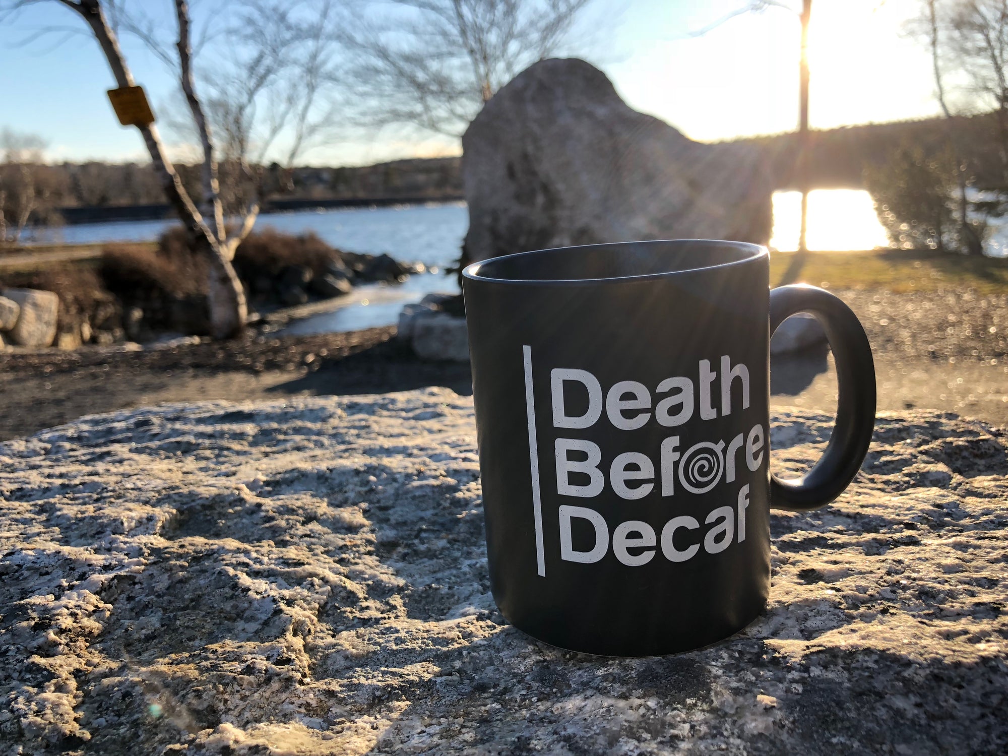 Death Before Decaf Mug