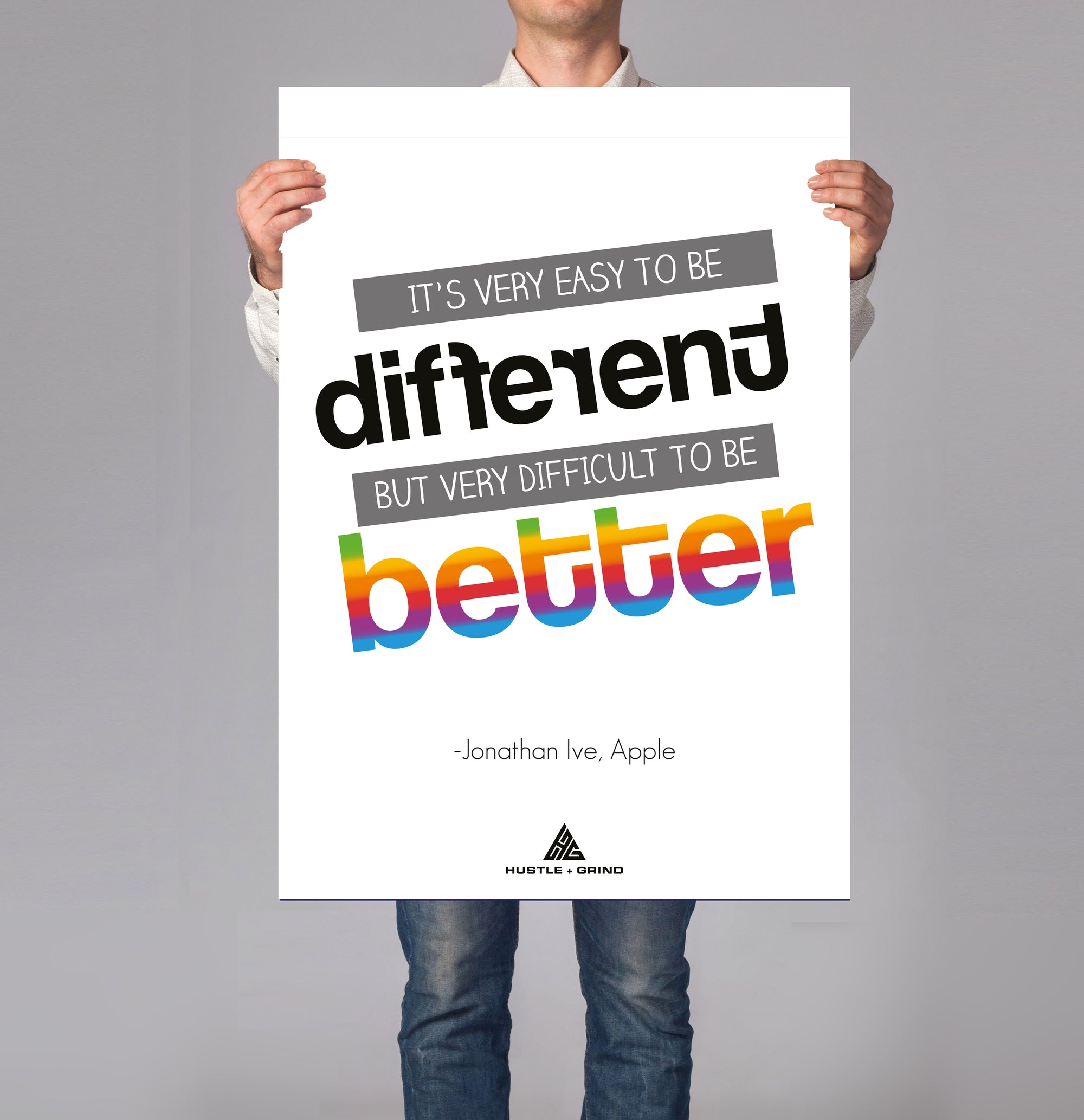 Different is easy. Better is hard